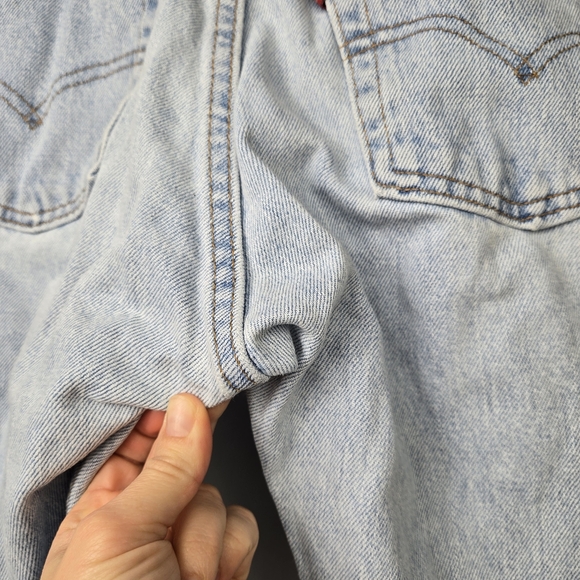Vintage LEVIS 505 Light Blue Men's 31x30 Jeans. Flaws - Picture 13 of 16